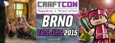 CraftCon Brno 2015 -  festival pro milovníky online zábavy a Minecraftu